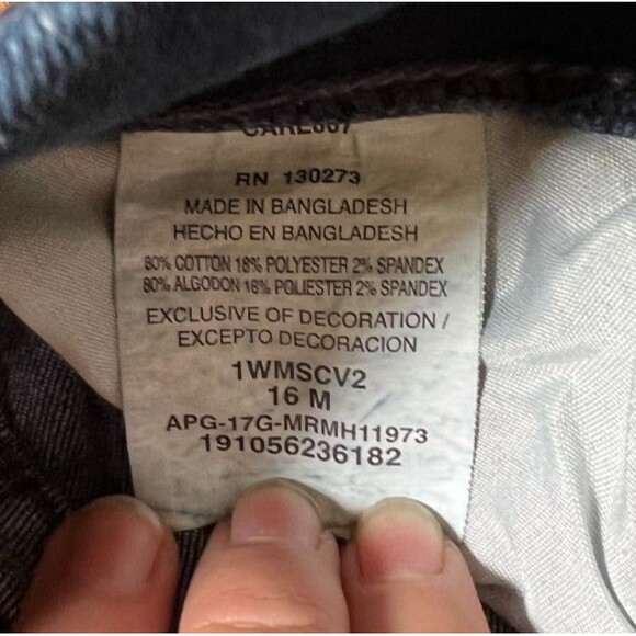 Lee by Riders MidRise Skinny Jeggings 16M - Picture 4 of 5